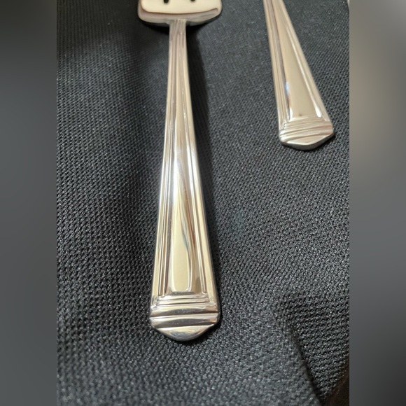 Lenox METROPOLITAN 18/10 Glossy NEW Server Set of 4: Fork,2 Spoons, Pie Pastry - Picture 5 of 14